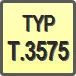 Piktogram - Typ: T.3575
